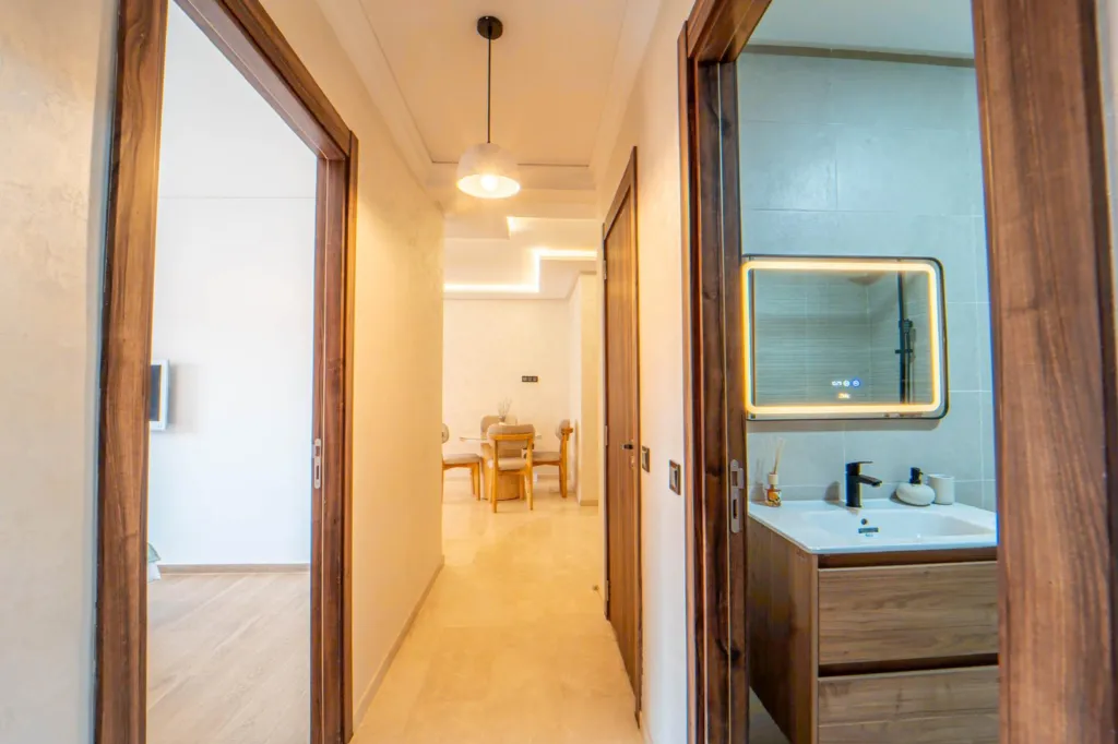Bel appartement meublé à vendre à Guéliz — Couloir
