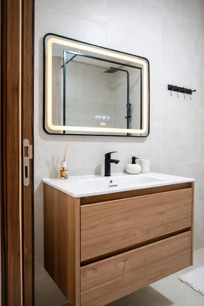 Bel appartement meublé à vendre à Guéliz — Salle de bain