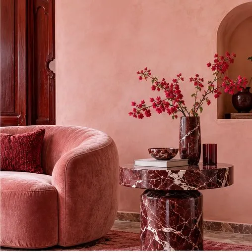 Ambiance rose poudré