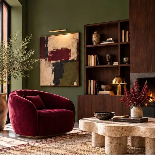 Ambiance vert olive