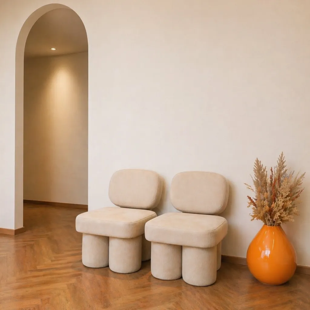 Chaises en bouclette