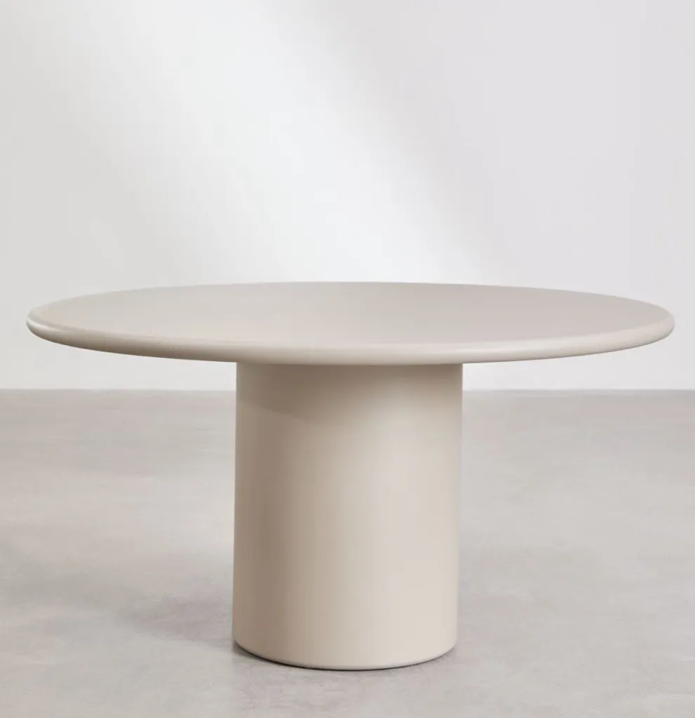 Table ronde piédestal