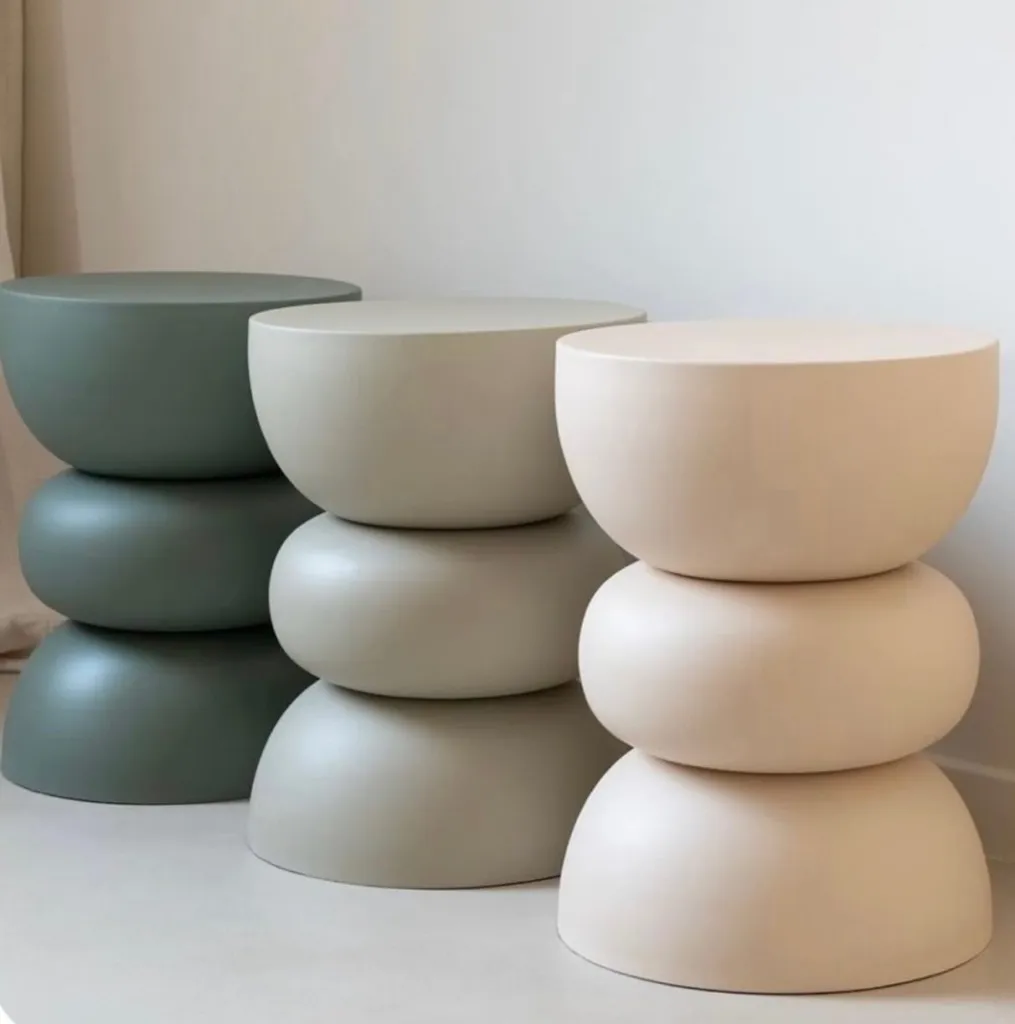Tables d’appoint empilables